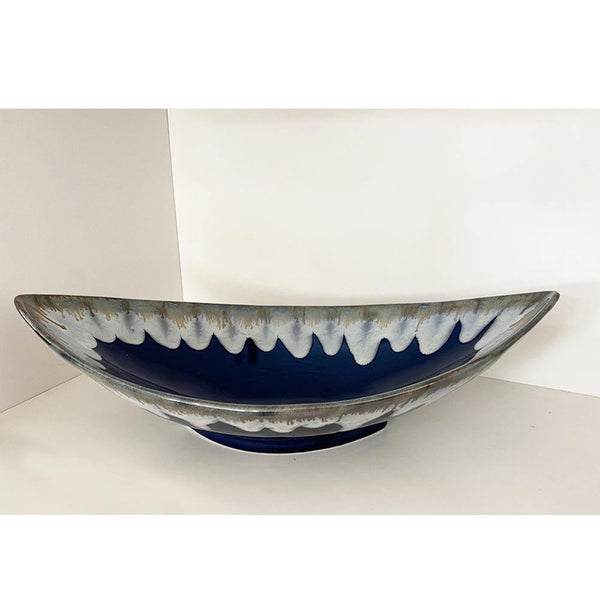Ceramic Boat Serving Bowl - Min Ayn Home Home Decoration