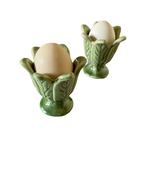 Set of 2 Ceramic Cup Egg Holder