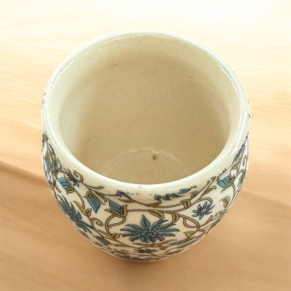 Floral Ceramic Cups – Set of 6 | Hand-Painted Tea, Coffee & Espresso Cup Set