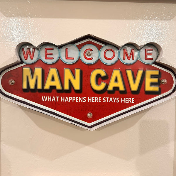 LED Welcome Sign for Man Cave