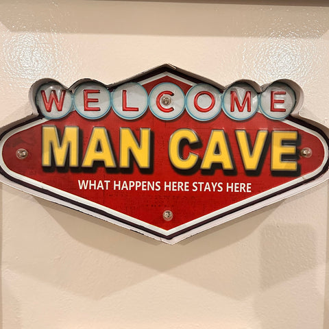 LED Welcome Sign for Man Cave