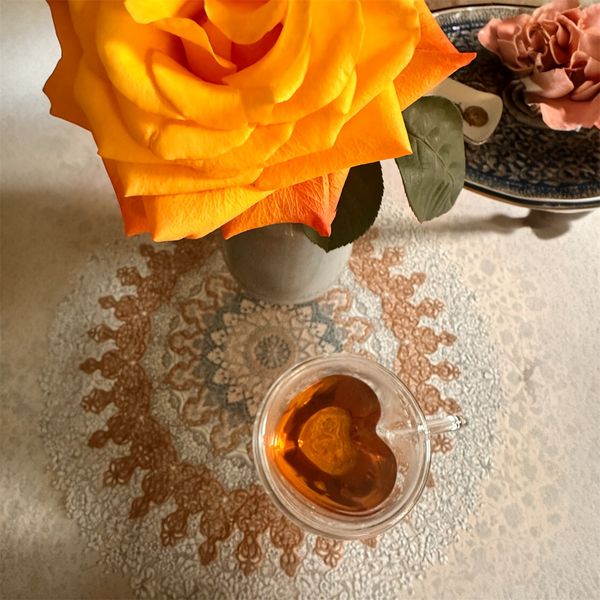 Double Wall Heart Shape Cup