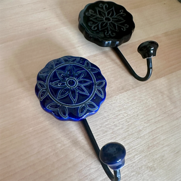 Ceramic Single Wall Hook Decor