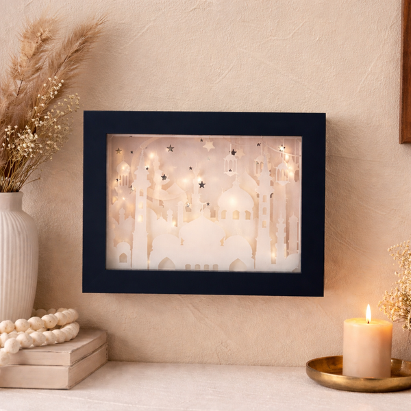 Eid LED Shadow Box – Ramadan Home Decor