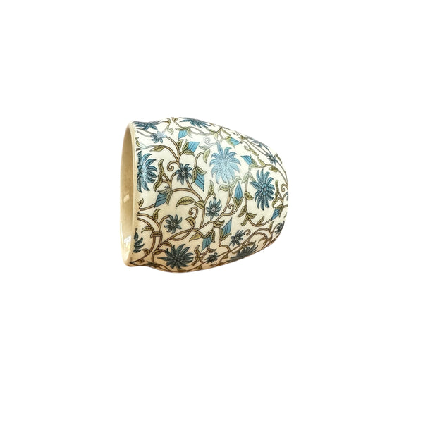 Floral Ceramic Cups – Set of 6 | Hand-Painted Tea, Coffee & Espresso Cup Set