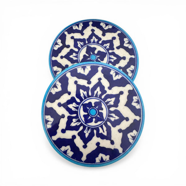 Blue Pottery Trivet