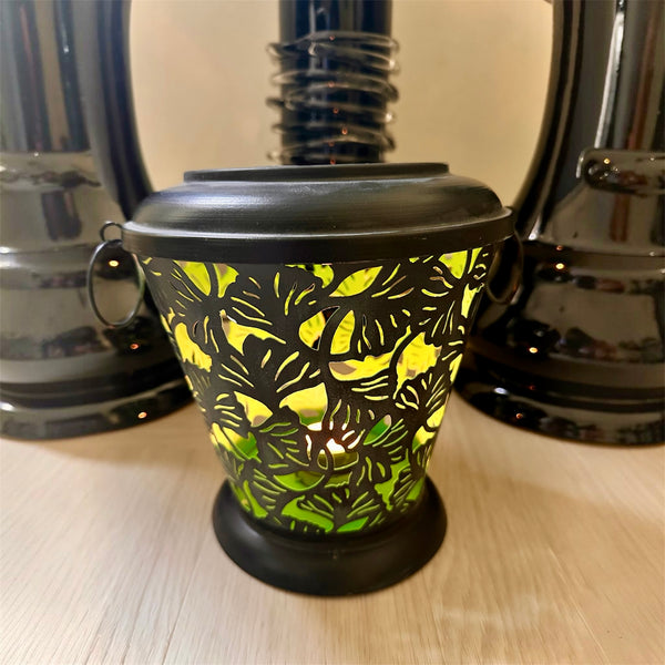 Metal Candle Holder With Handles