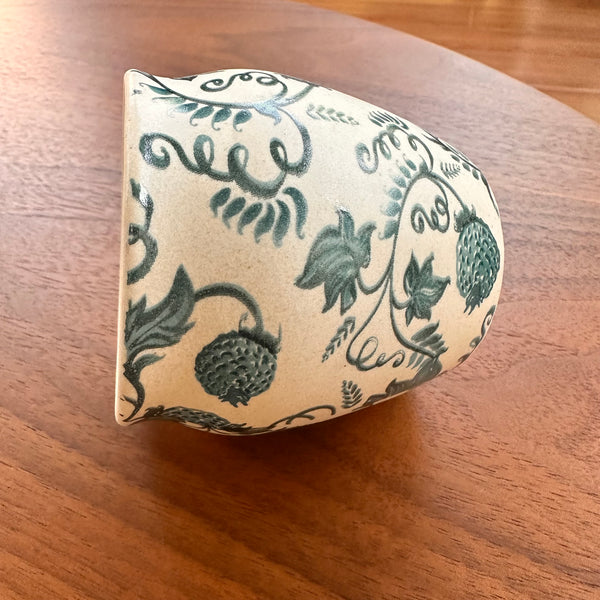 No-Handle Floral Ceramic Cups – Set of 6 | Hand-Painted Tea, Coffee & Espresso Cup Set