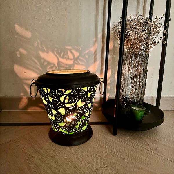 Metal Candle Holder With Handles