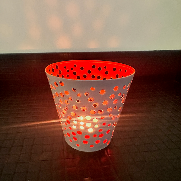 Small Metal Candle Holder