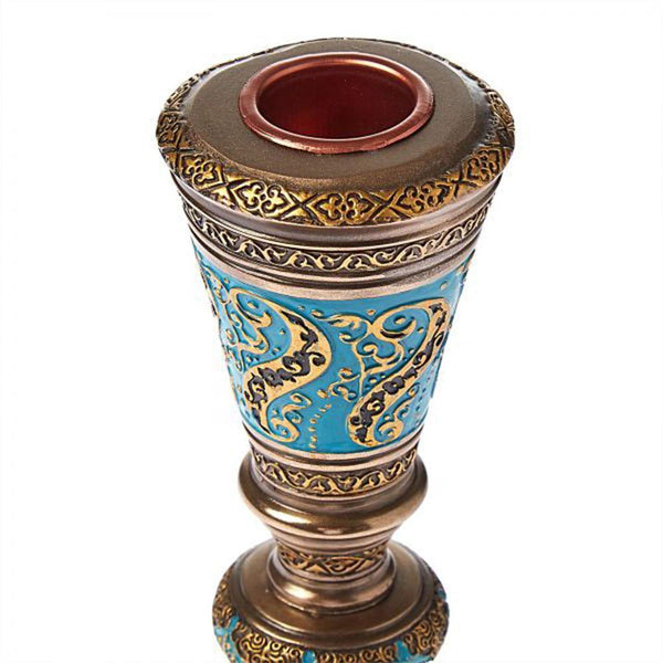 Round Base Arabesque Candle Holder - Min Ayn Home Home Decoration
