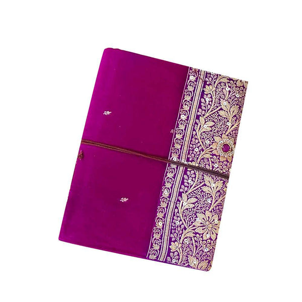 Magenta Floral Diary Notebook - Min Ayn Home Home Decoration