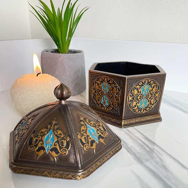 Arabesque Trinket Box - Min Ayn Home Home Decoration
