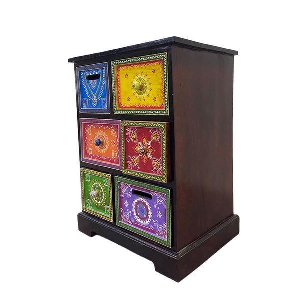 Wooden Cabinet With Colorful Drawers - Min Ayn Home EID Sale