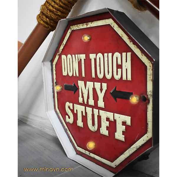 Don't Touch Wall Decor With Lights - Min Ayn Home Home Decoration