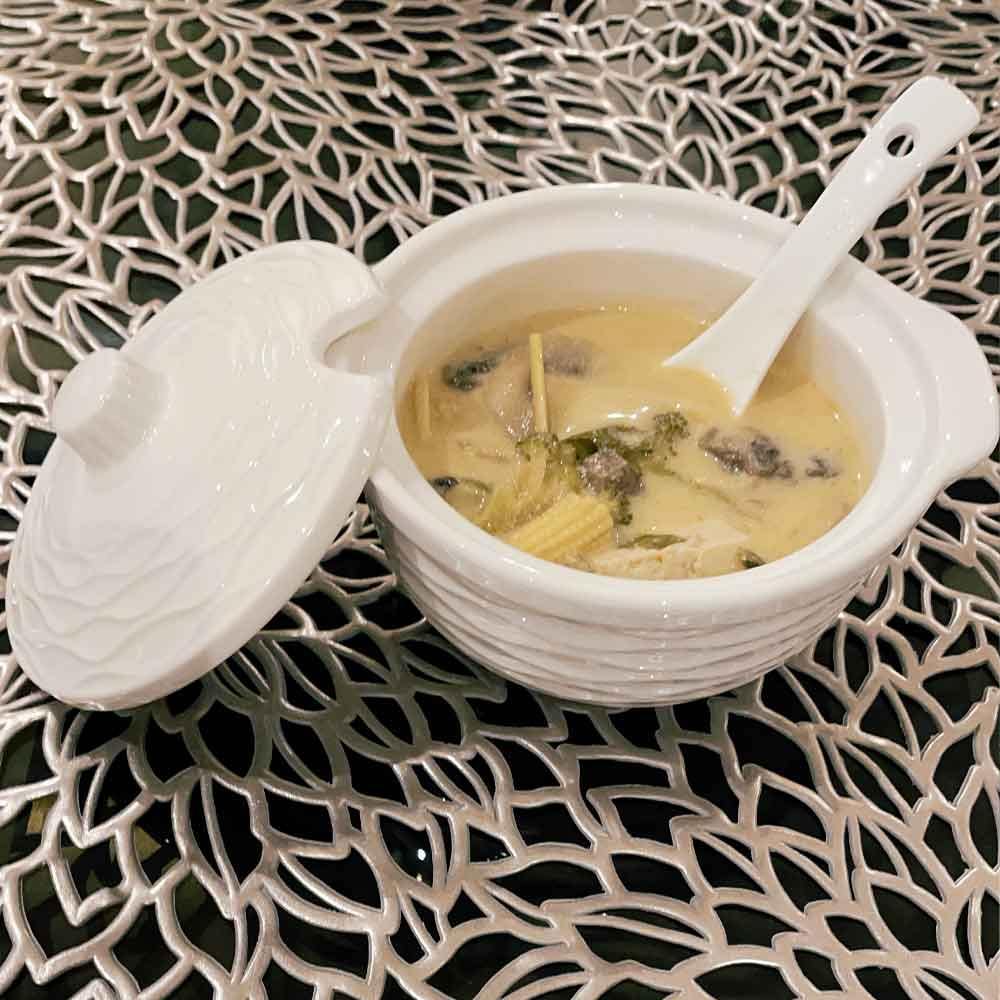 Ceramic Soup Bowl With Spoon - Min Ayn Home Home Decoration