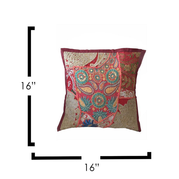Red Cushion Cover - Min Ayn Home Home Decoration