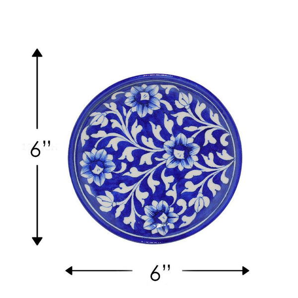 Snack Plate Floral - Min Ayn Home Home Decoration