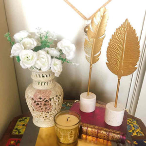 Gold Feather Decor - Min Ayn Home Home Decoration