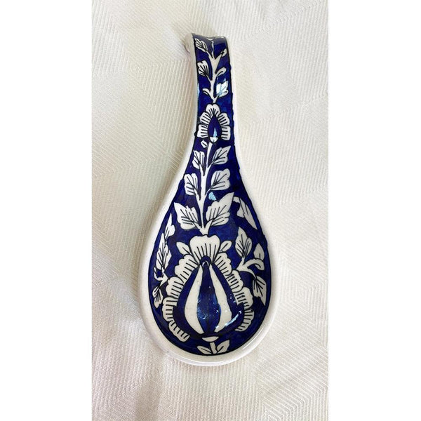 Ceramic Hand painted Spoon Rest - Min Ayn Home Home Decoration
