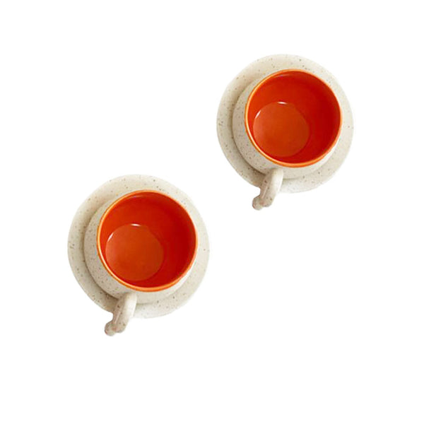 Ceramic Matte Tea Cup Set of 2