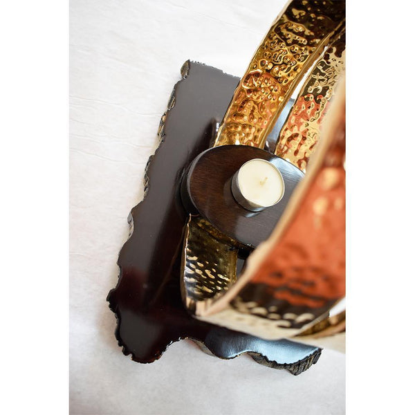 Wooden Candle Holder - Centerpiece Decor - Min Ayn Home EID Sale