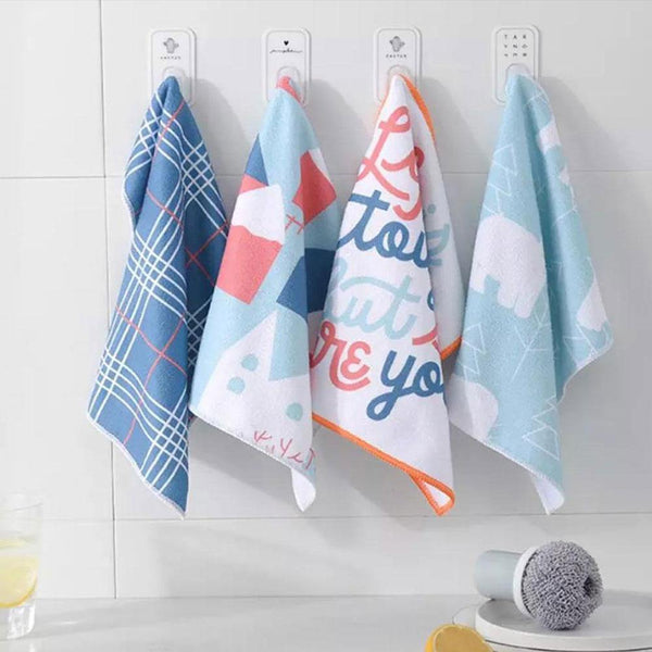 Kitchen Towels Set of Four - Min Ayn Home Home Decoration