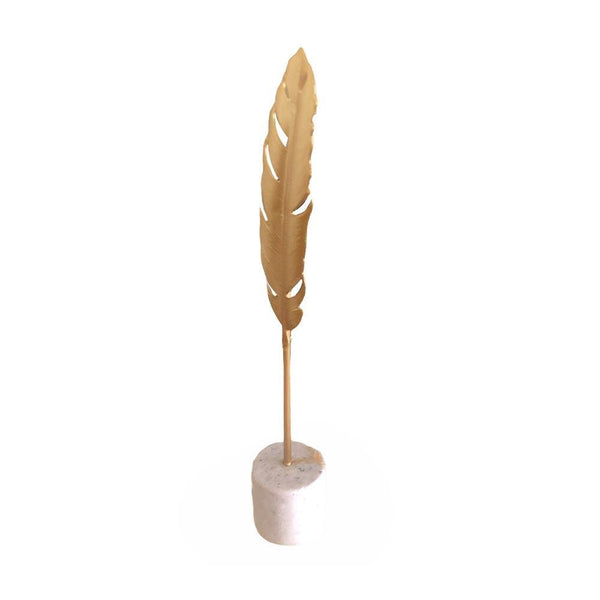 Gold Feather Decor - Min Ayn Home Home Decoration