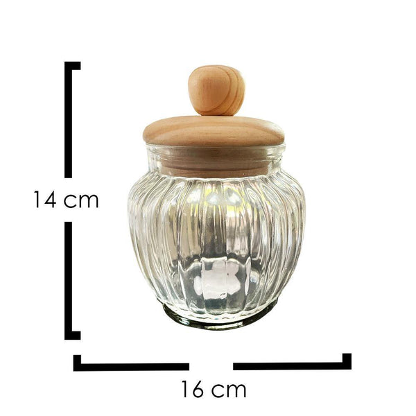 Storage Glass Jar - Min Ayn Home Home Decoration