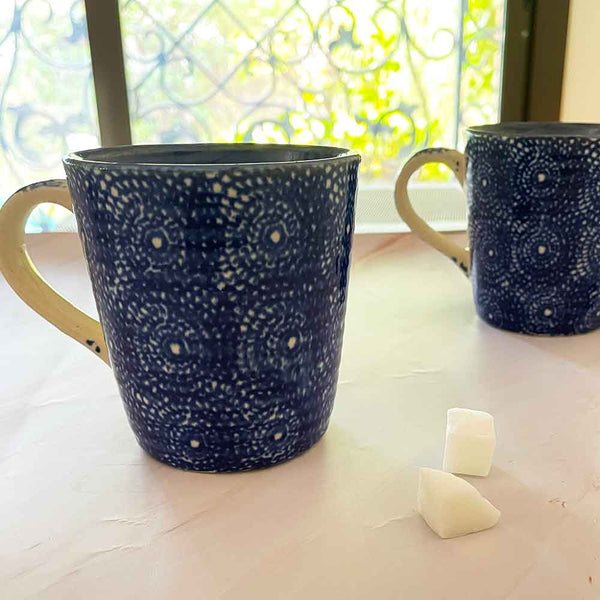 Blue Ceramic Coffee Mug