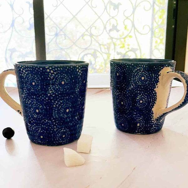 Blue Ceramic Coffee Mug