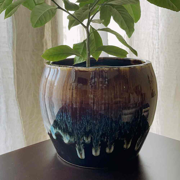 Brown Ceramic Planter