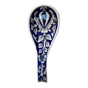 Ceramic Hand painted Spoon Rest - Min Ayn Home Home Decoration