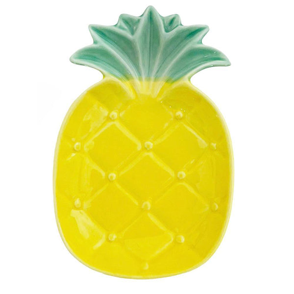 Ceramic Pineapple Plate - Min Ayn Home Home Decoration