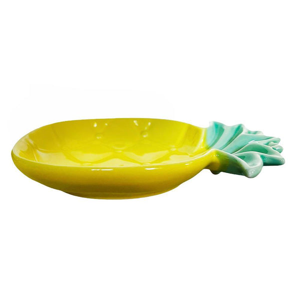 Ceramic Pineapple Plate - Min Ayn Home Home Decoration