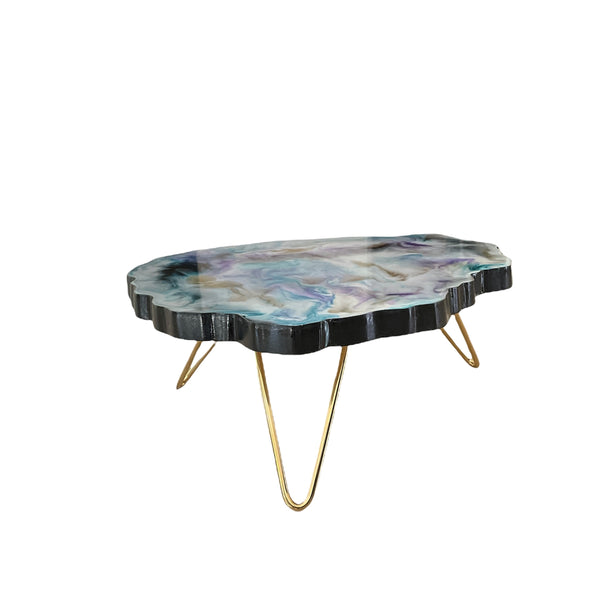 Small Wooden Epoxy Resin Table