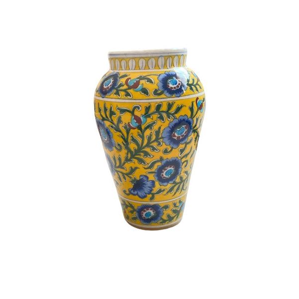 Ceramic Floral Vase - Min Ayn Home Home Decoration