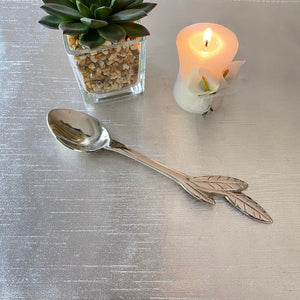 Spoon Flatware Cutlery Leaf Design