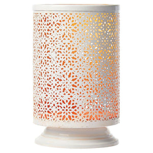 Metal Candle Holder Orange White - Min Ayn Home Home Decoration