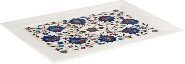 Marble Inlay Tray - Min Ayn Home Home Decoration