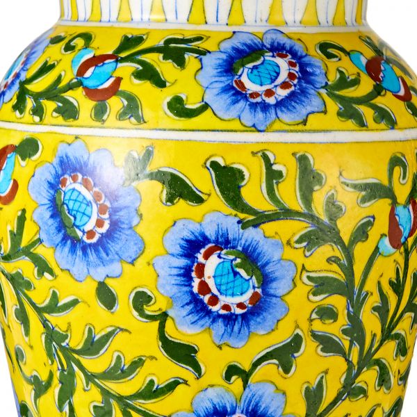 Ceramic Floral Vase - Min Ayn Home Home Decoration