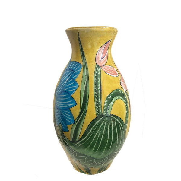 Pottery Floral Vase - Min Ayn Home Home Decoration