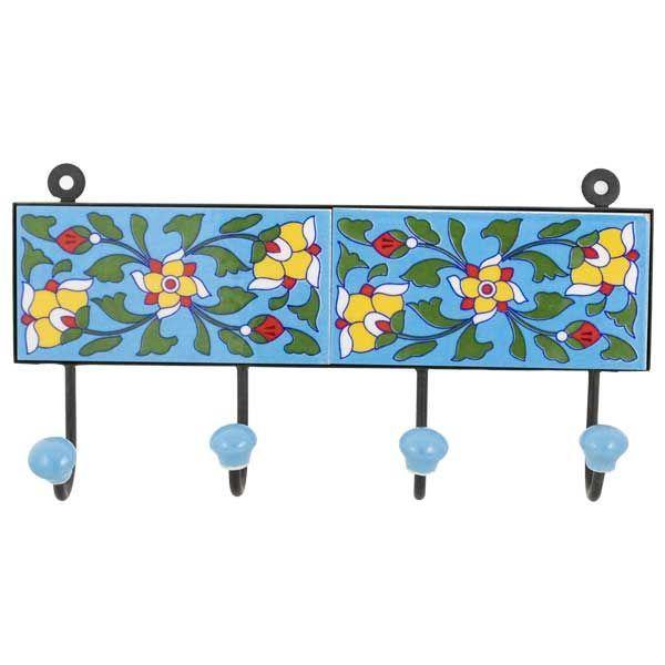 Ceramic Hooks Set Of 4 - Min Ayn Home Home Decoration