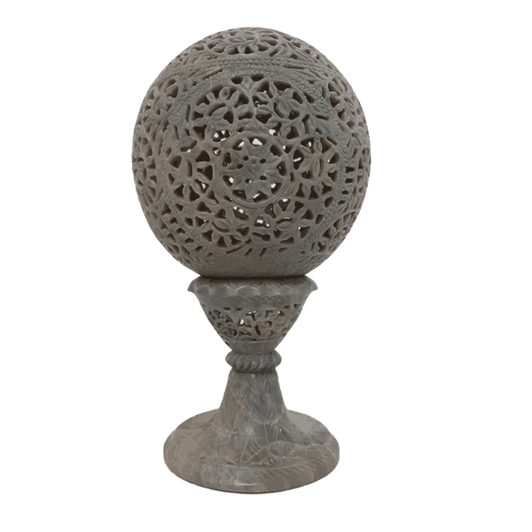 Marble Candle Holder With Pedestal - Min Ayn Home Home Decoration
