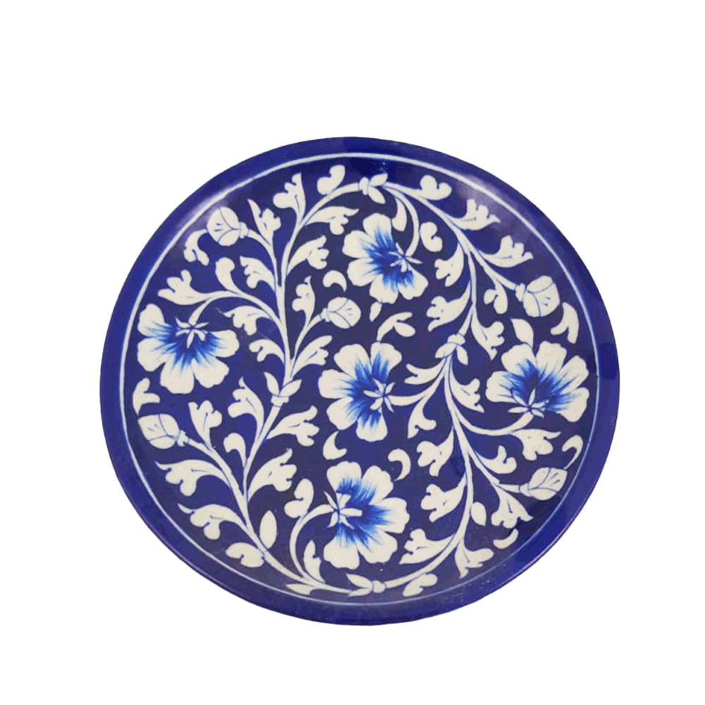 Salad Plate Dark Blue - Min Ayn Home Home Decoration