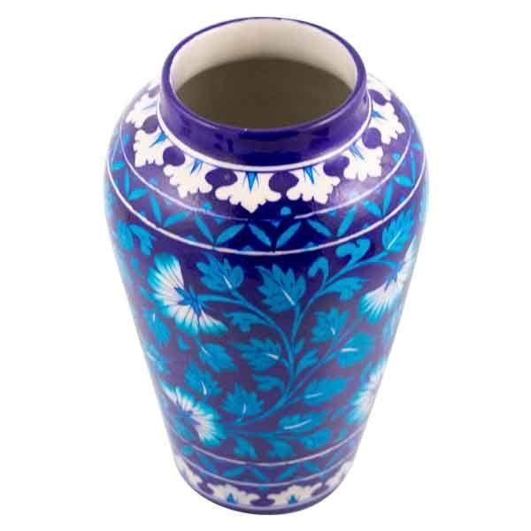 Blue Pottery Vase Turkish - Min Ayn Home Home Decoration