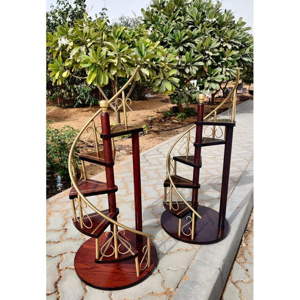 Wooden Staircase Center Decor - Min Ayn Home EID Sale